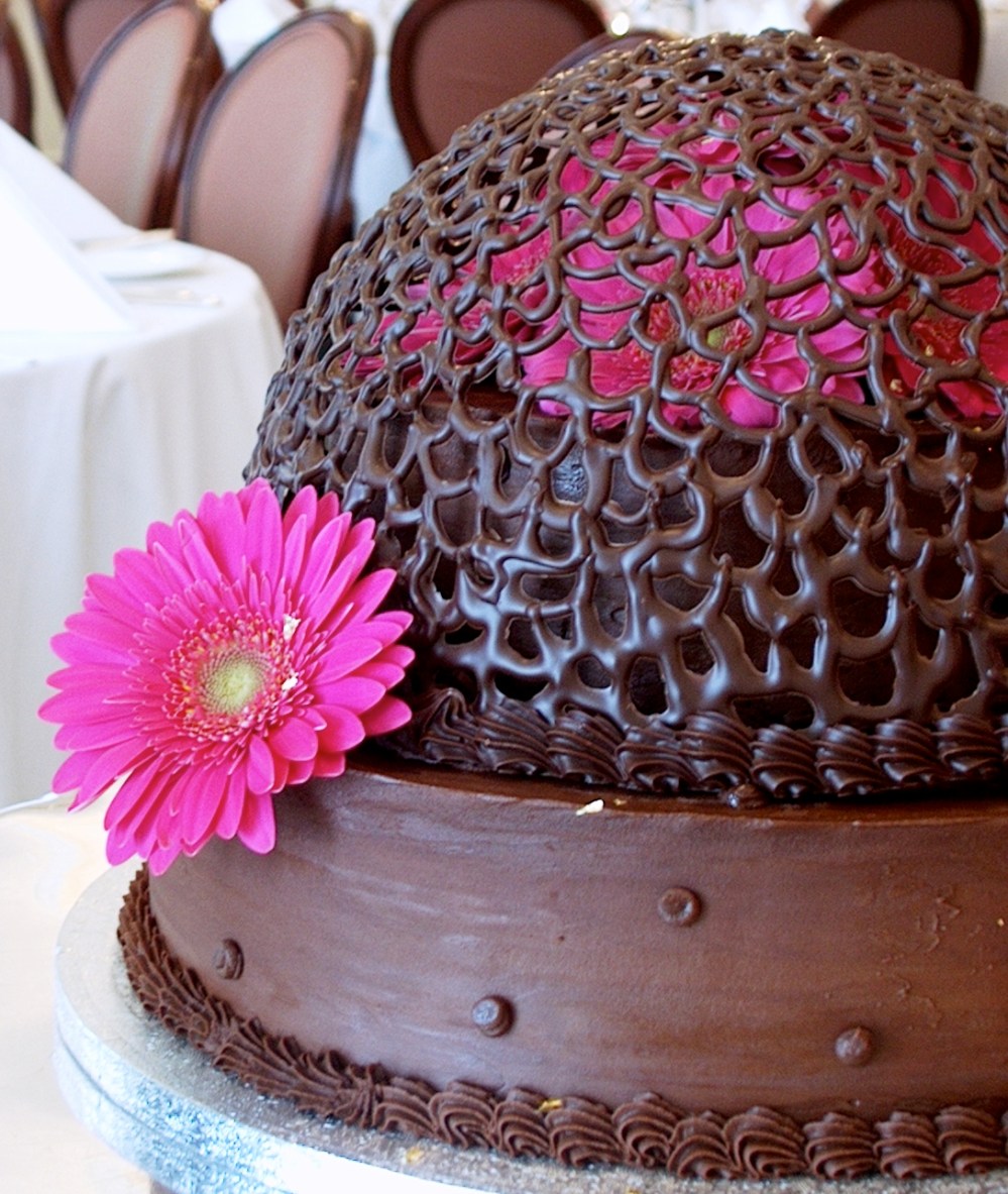 Hot Pink n' Chocolate = gorgeous!